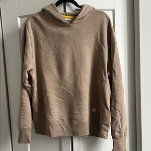 Tan Hoodie with Logo